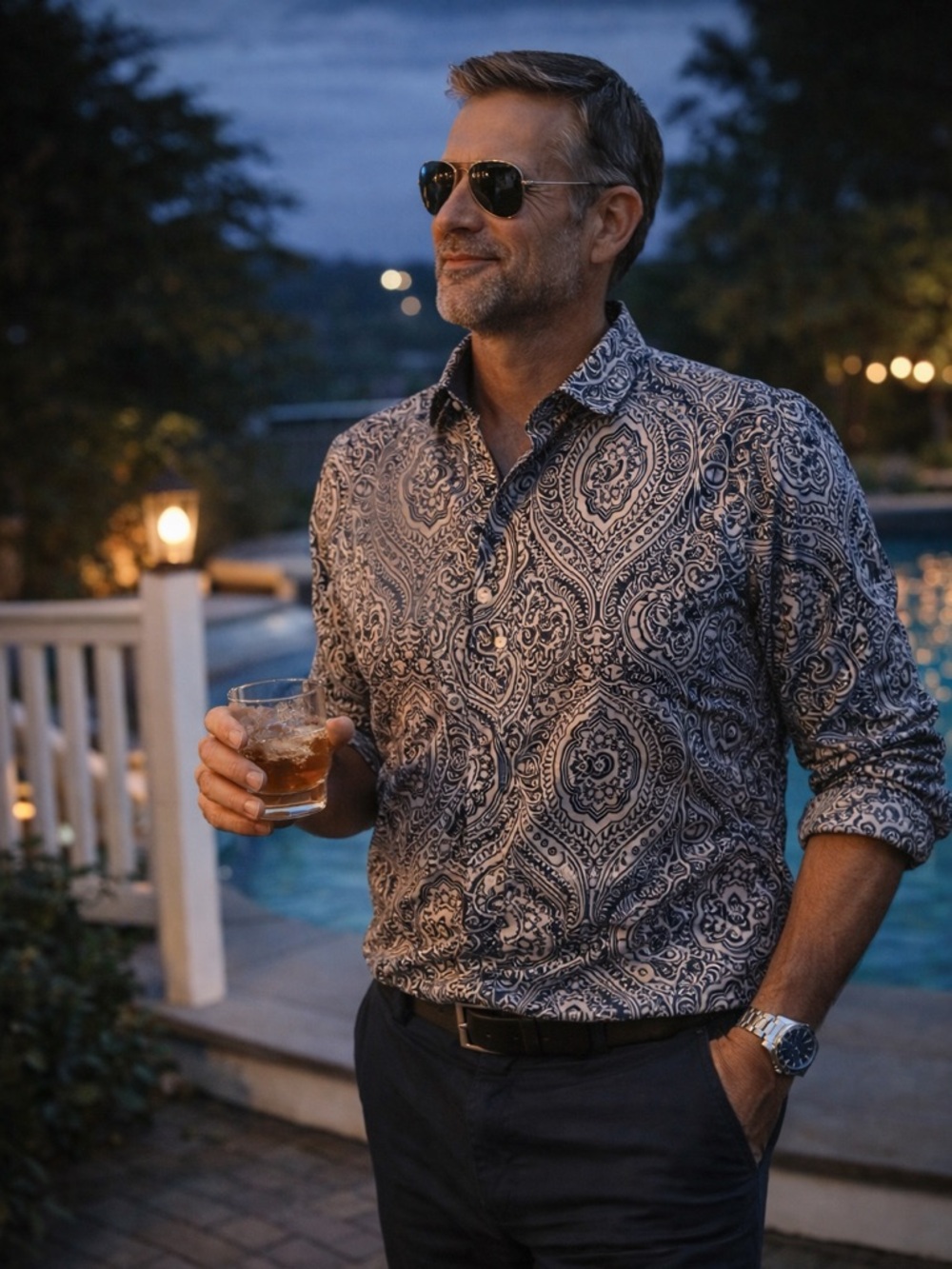 Armand Basi Slim Fit Button-Up Shirt XXL (Fits L) 100% Cotton | Made in Portugal